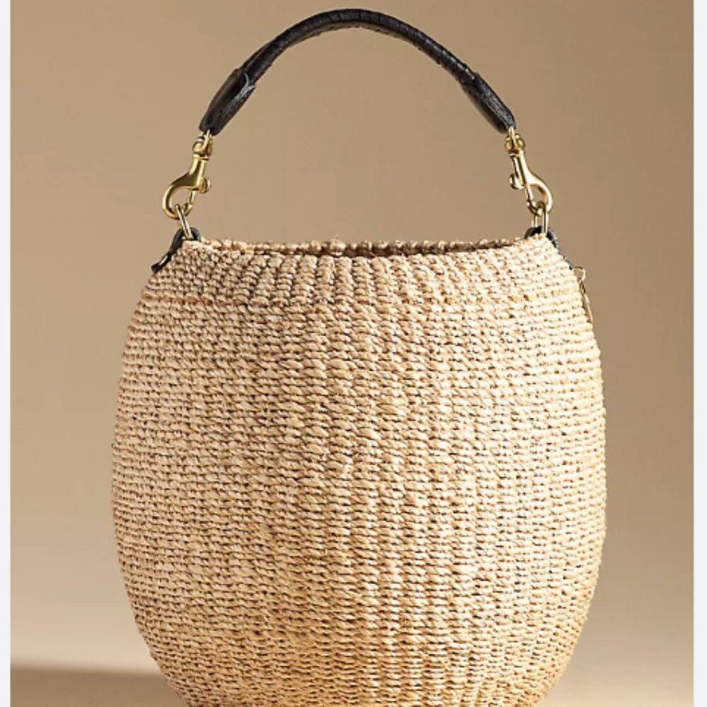 Clare V. Pot de Miel in Cream Woven